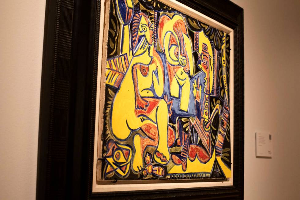 Pablo Picasso's "Le djeuner sur lըerbe" is on display at the Bellagio Gallery o ...