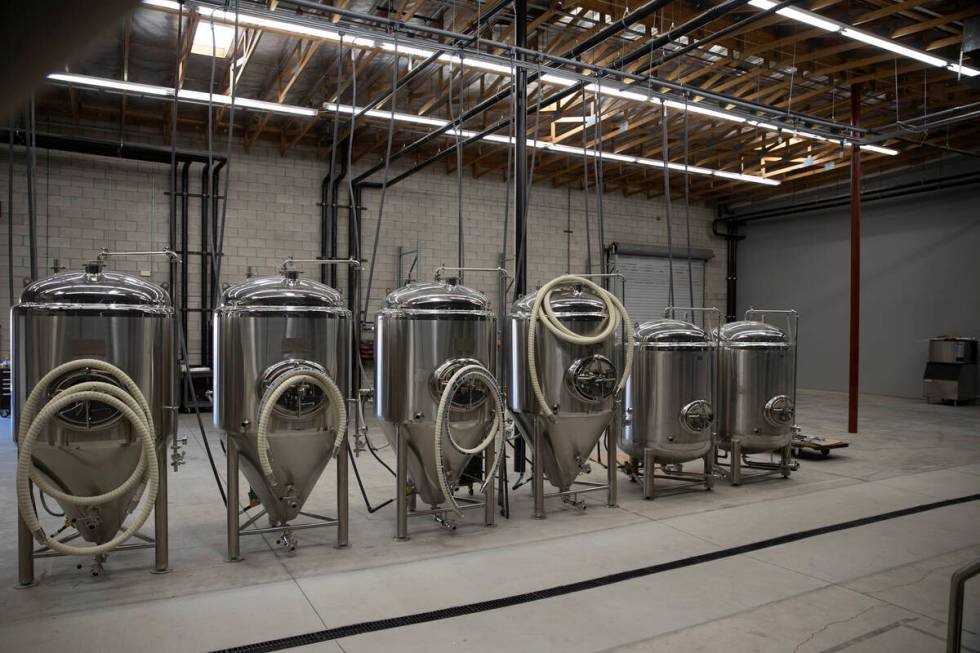 The North 5th Brewing Co., in North Las Vegas is seen on Tuesday, Oct. 26, 2021. (Erik Verduzco ...