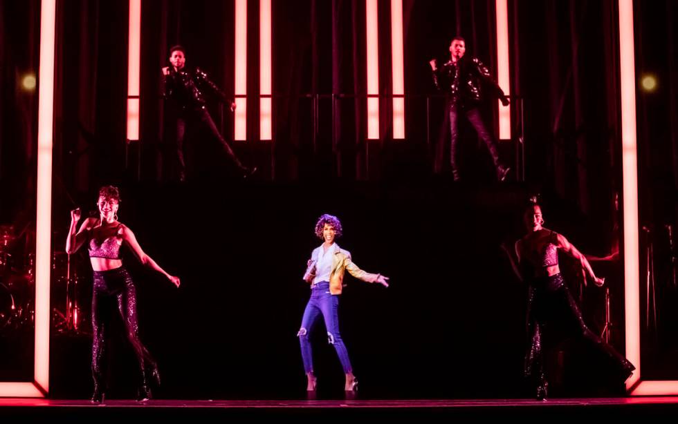 A dress rehearsal for the Whitney Houston hologram tour is shown in this undated photo. (Base H ...