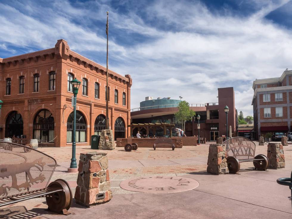 Heritage Square is a focal point in downtown Flagstaff’s shopping and dining district. (Getty ...