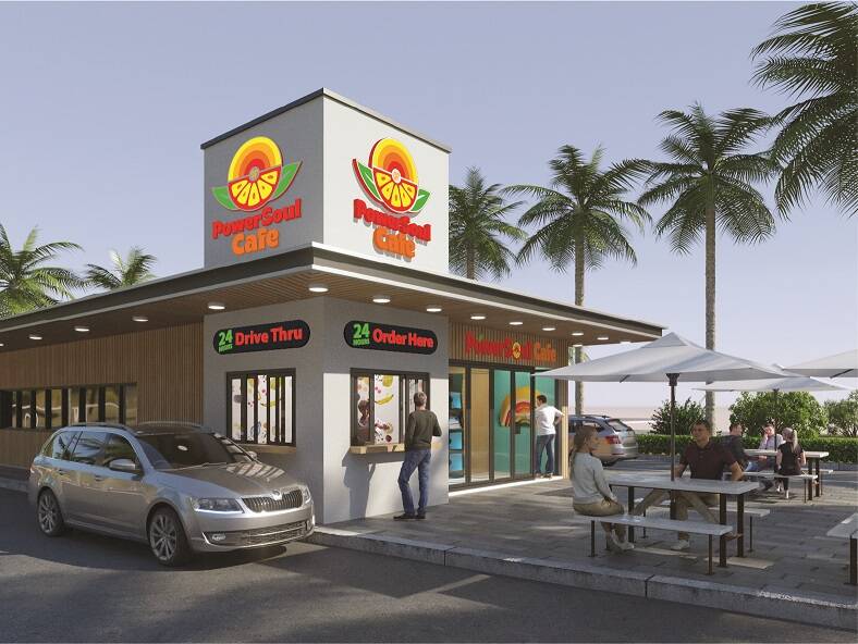 An artist's rendering of a PowerSoul Cafe. (PowerSoul Cafe)