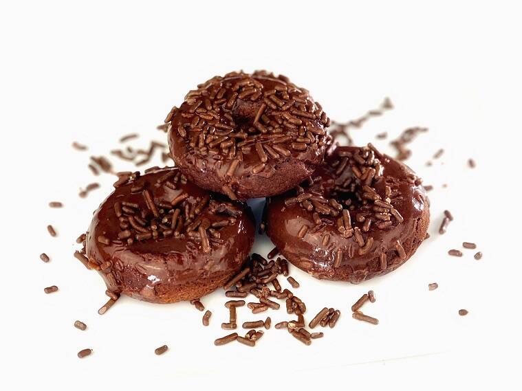 PowerSoul Cafe's chocolate-sprinkled doughnuts. (PowerSoul Cafe)