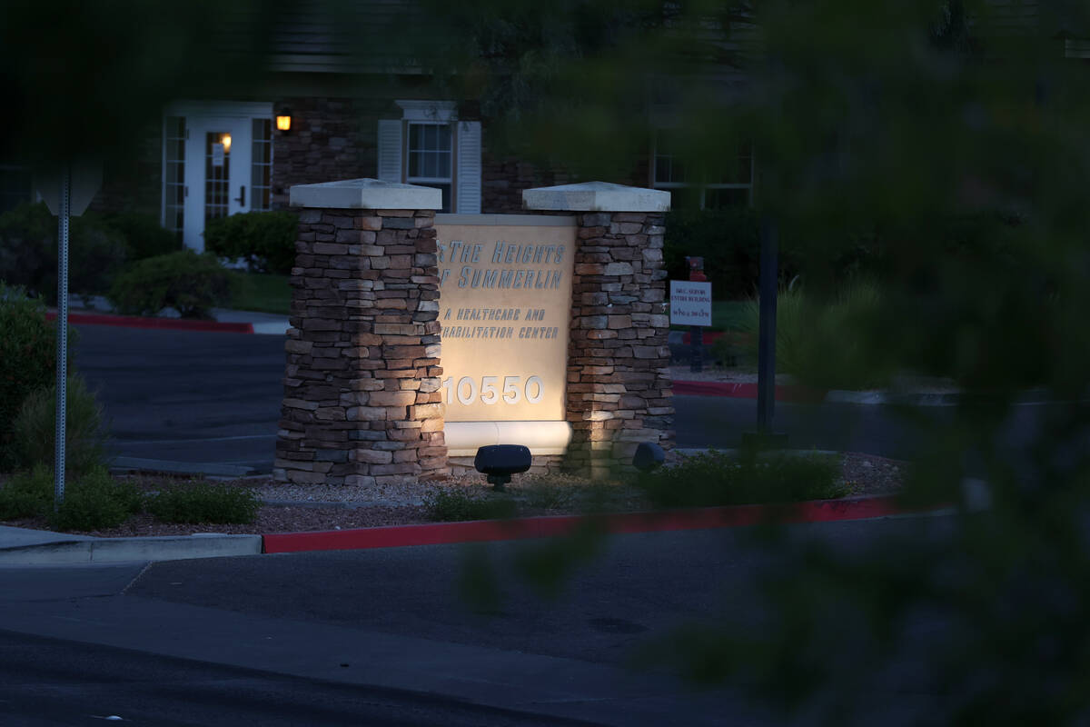 The Heights of Summerlin in Las Vegas, Tuesday, July 28, 2020. (Erik Verduzco / Las Vegas Revie ...