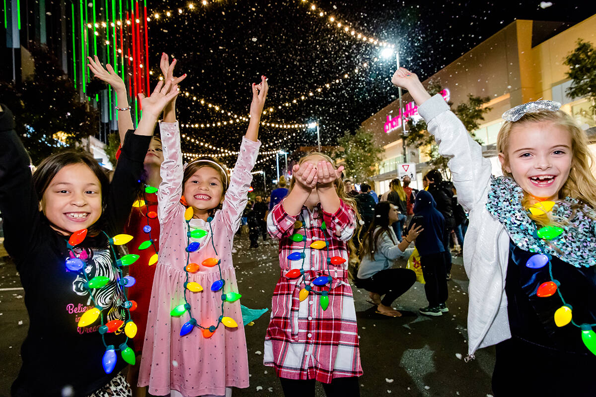 Downtown Summerlin will kick of the holiday season Nov. 12. Festivities include visits from San ...