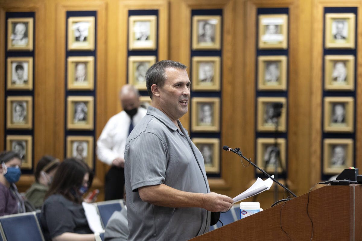 CCSD parent Joe Spencer raises concerns about the Board of Trusteesՠbehavior in the previ ...