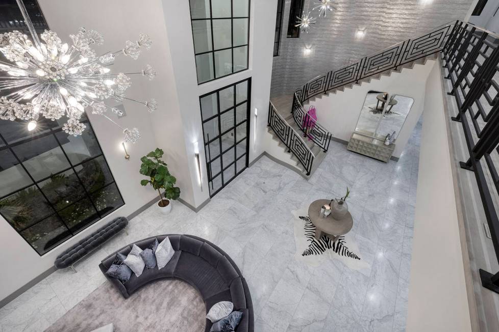 The home measures 10,462 square feet. (Las Vegas Sotheby’s International Realty)