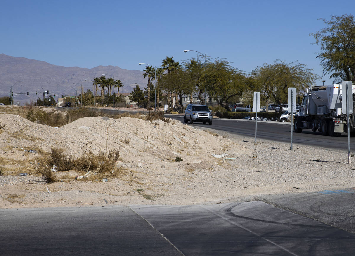 Clayton Street is seen on Wednesday, Feb. 24, 2021, in North Las Vegas. Willis Davis was conne ...