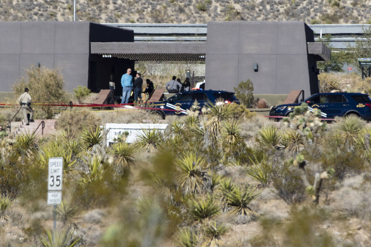 The Red Rock Canyon scenic loop is closed as the Las Vegas Metropolitan police is investigating ...