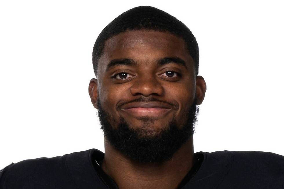 This is a 2020 photo of Amik Robertson of the Las Vegas Raiders NFL football team. This image r ...