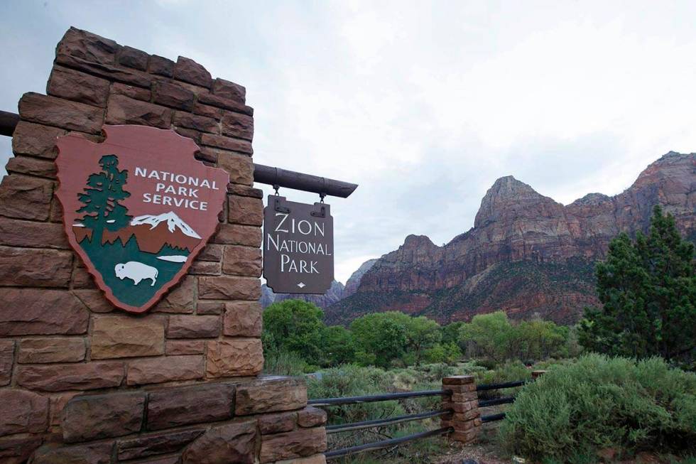 Zion National Park near Springdale, Utah. (AP Photo/Rick Bowmer)