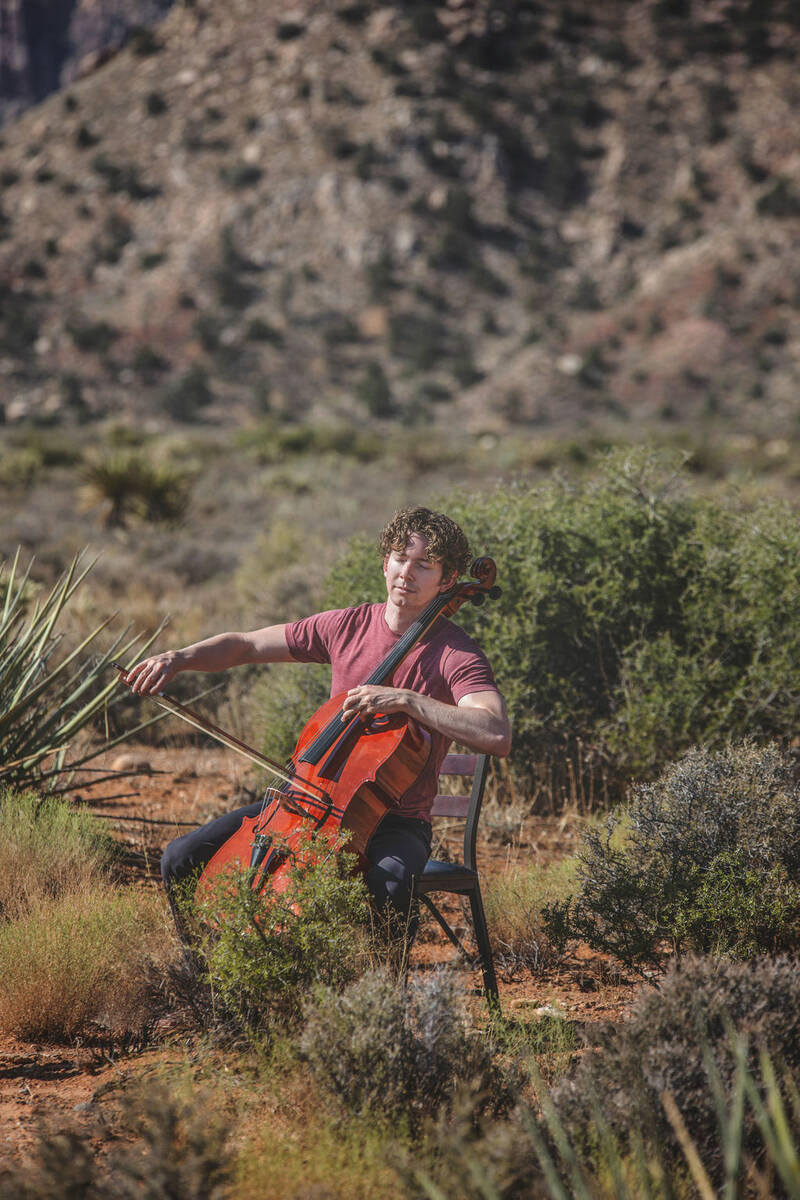 Joshua Roman is the first artist-in-residence in Las Vegas Philharmonic's 22-year-history. (Las ...