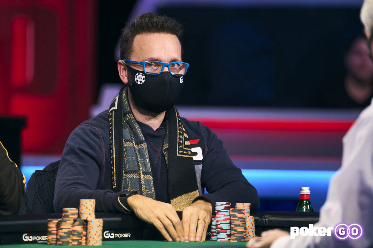Daniel Negreanu plays in the $50,000 buy-in Pot-limit Omaha High Roller event at the World Seri ...