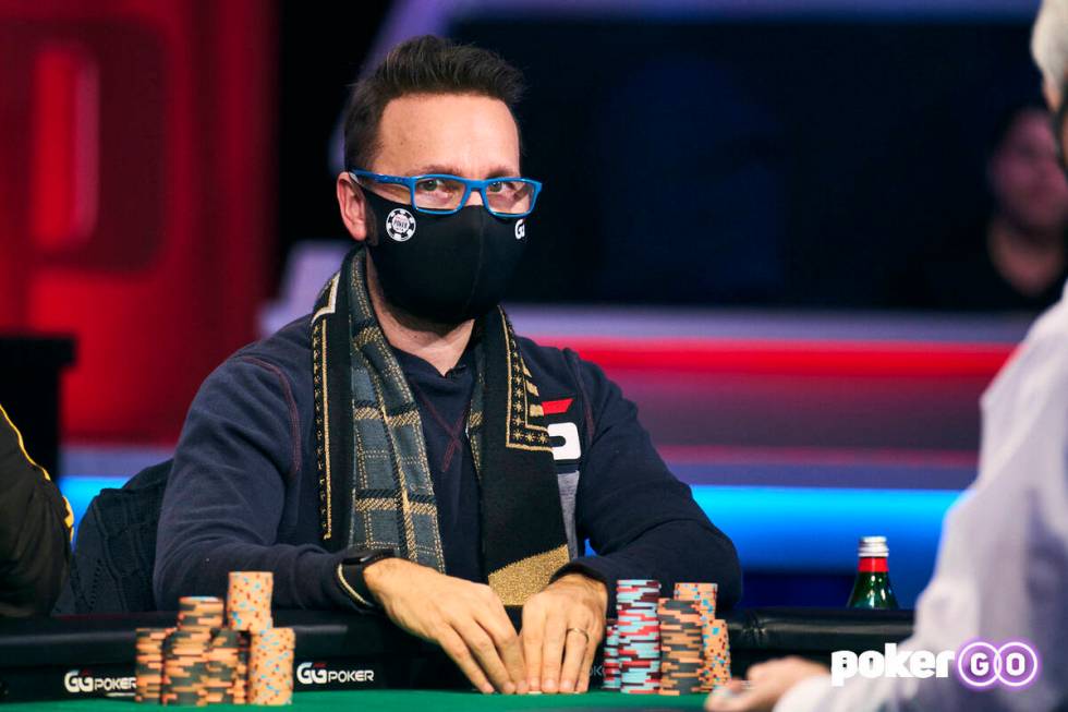 Daniel Negreanu plays in the $50,000 buy-in Pot-limit Omaha High Roller event at the World Seri ...