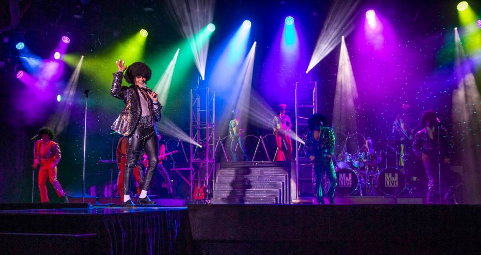 Jalles Franca as Michael Jackson performs some Jackson Five numbers along with other dancers du ...
