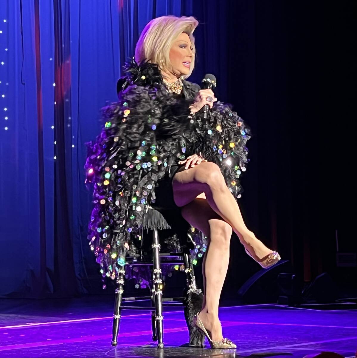 Frank Marino, as the late Joan Rivers, performs his final show in "Legends in Concert" at Tropi ...
