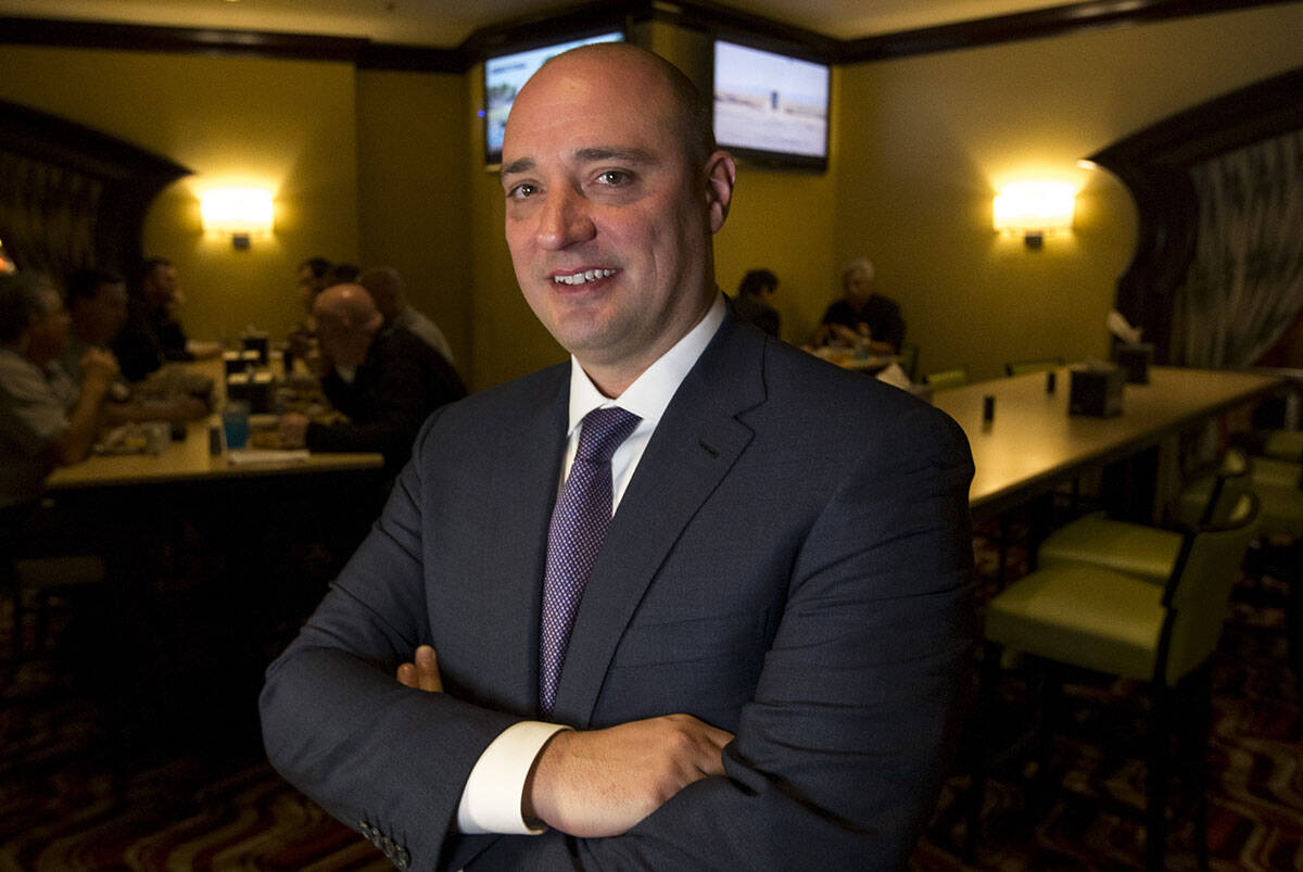 Matt Maddox, the CEO of Wynn Resorts Ltd., is seen in 2018 in Las Vegas. (Las Vegas Review-Journal)