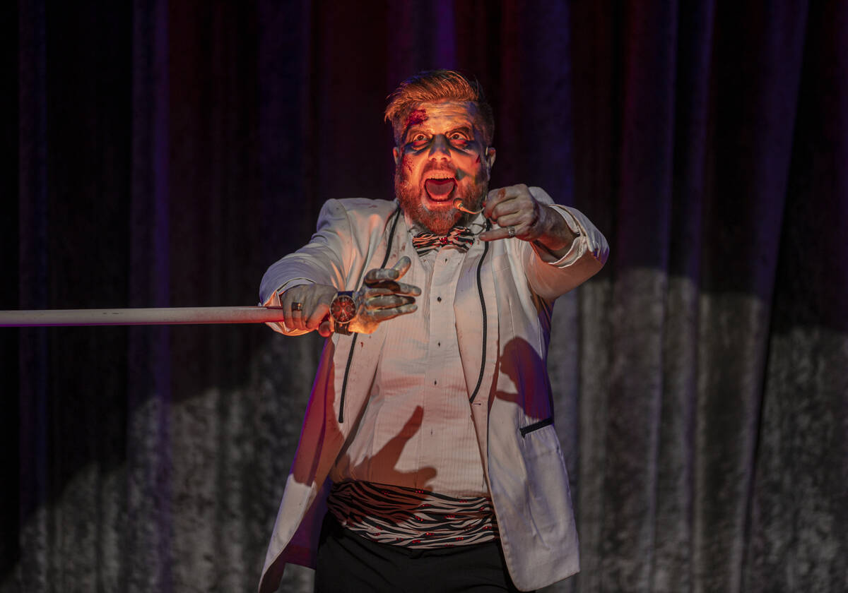 Enoch Augustus Scott performs in “Zombie Burlesque" at V Theater on Monday, Nov. 22 ...
