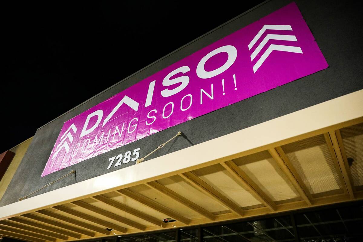 The location of a soon-to-open Daiso store in southwest Las Vegas, near I-215 and Rainbow Boule ...