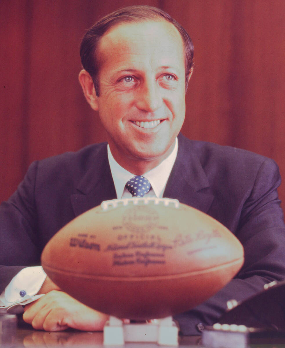NFL Commissioner, Pete Rozelle circa 1960's. (AP Photo/NFL Photos)