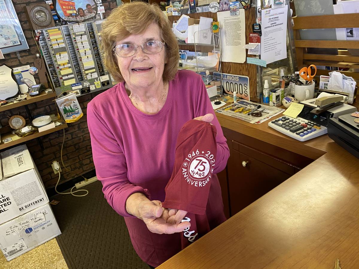 Munger Moss Motel owner Ramona Lehman is shown at her business on historic Route 66 on May 2, 2 ...