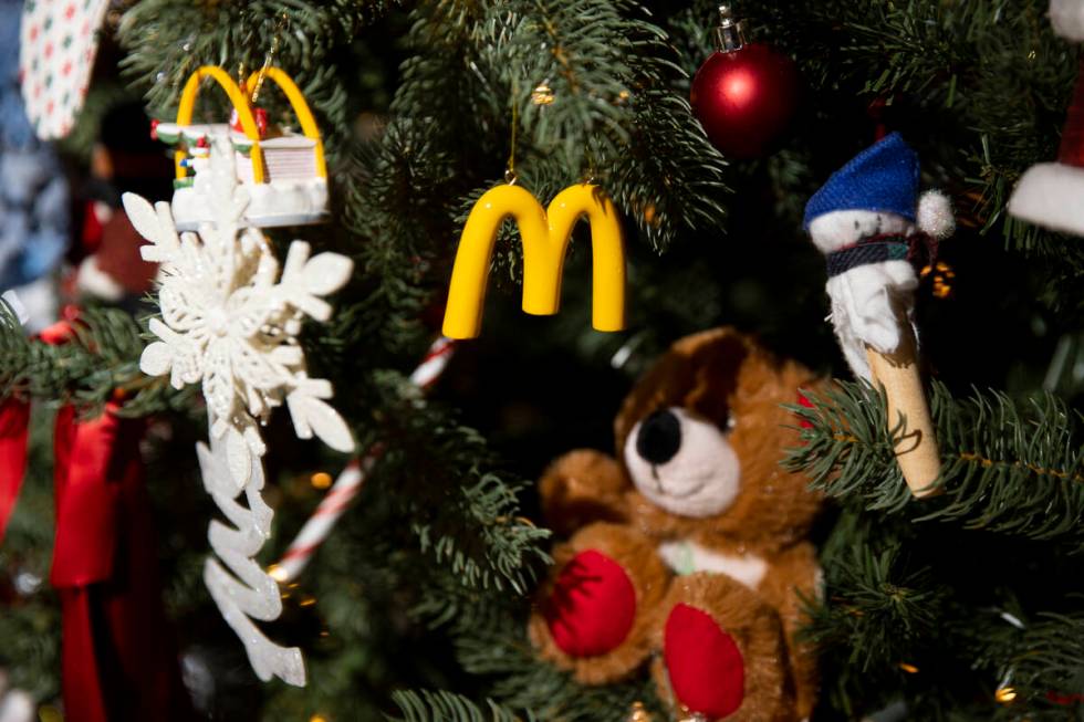Christmas tree decorations are seen at the Ronald McDonald House Charities of Greater Las Vegas ...