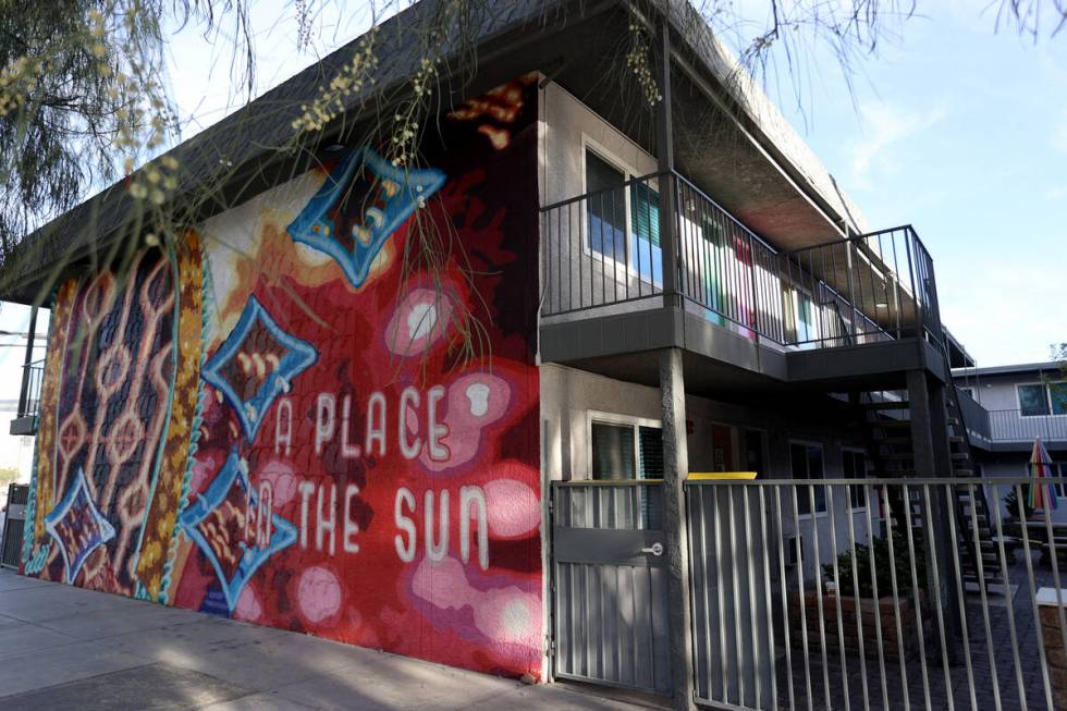 Revive Arts District apartments in Las Vegas Thursday, Dec. 2, 2021. (K.M. Cannon/Las Vegas Rev ...