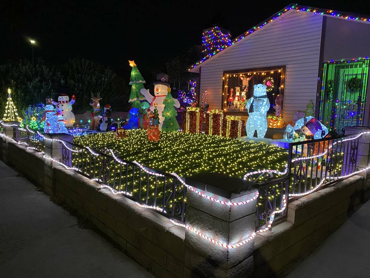 2011 Rawhide St., Las Vegas, is a stop on the Parents of Las Vegas and Henderson Holiday Lights ...