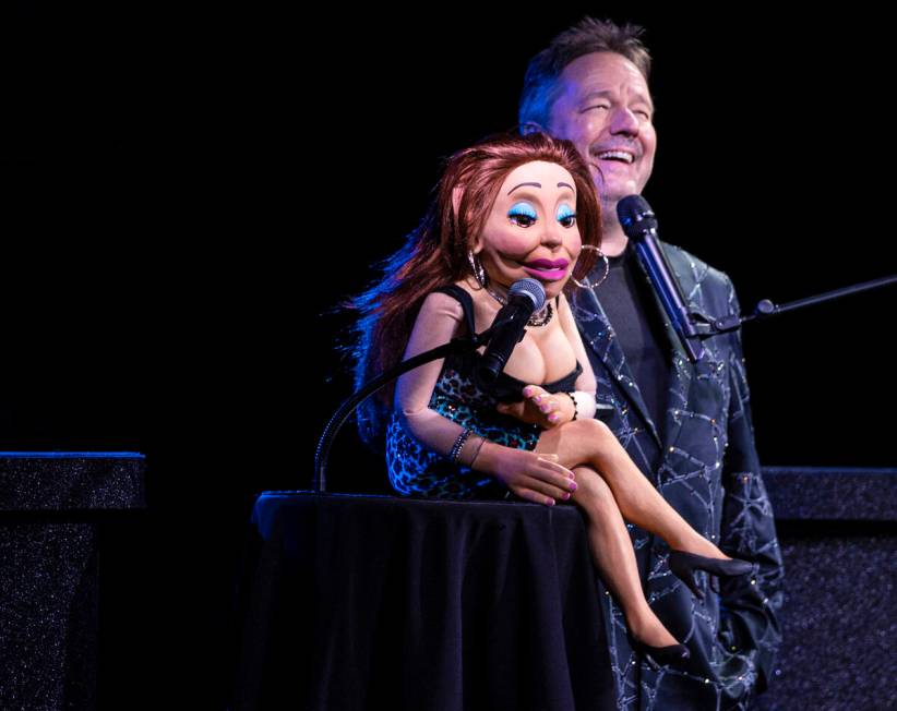 Terry Fator performs at New York-New York's Liberty Loft on Wednesday, Nov. 10, 2021, in Las Ve ...