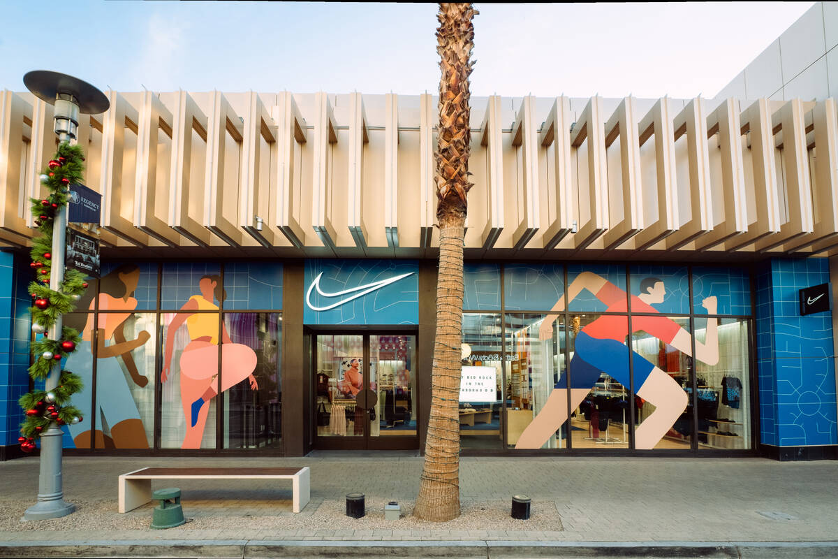 Nike by Red Rock store opens at Downtown Summerlin on Dec. 6, 2021. (Courtesy of Nike)