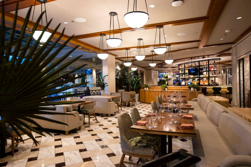 A dining room at Bugsy & Meyers, which opened last year, at the Flamingo in Las Vegas on We ...
