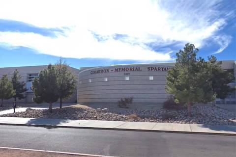 Cimarron-Memorial High School in Las Vegas (Google Street View)