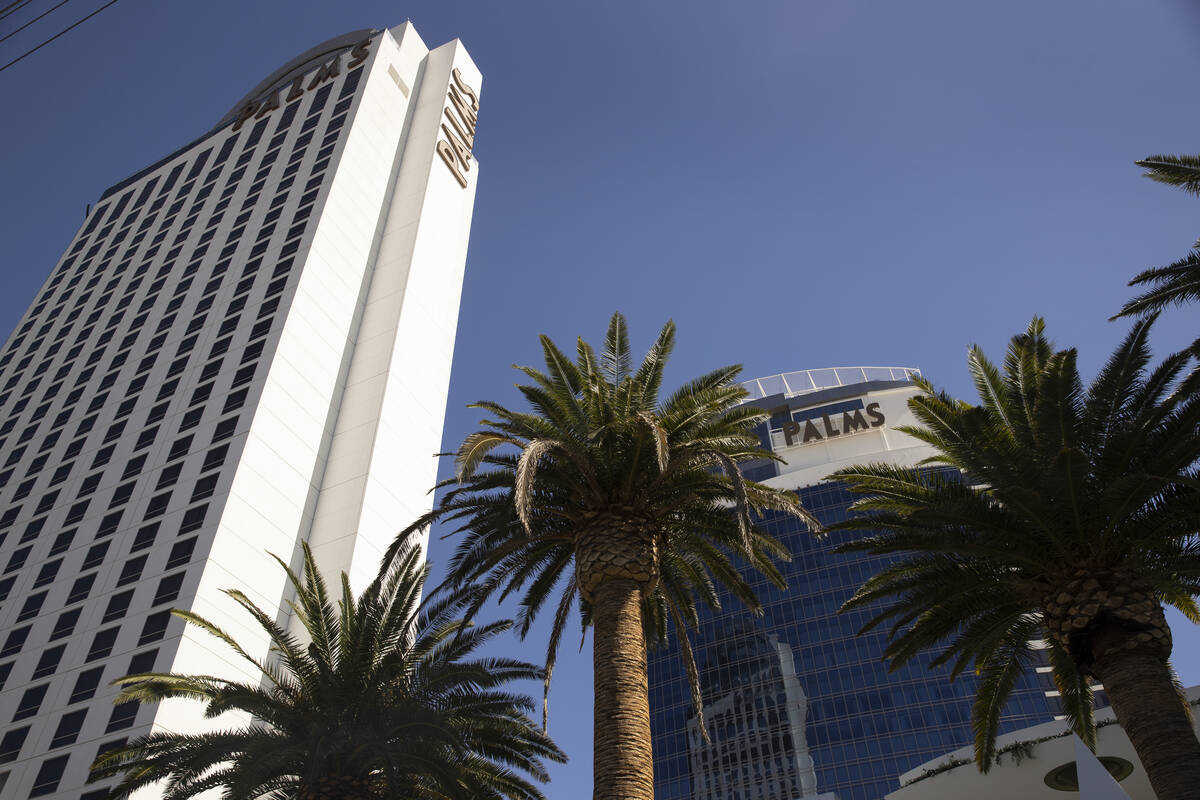 The Palms hotel-casino in Las Vegas, Tuesday, May 4, 2021. (Erik Verduzco / Las Vegas Review-Jo ...