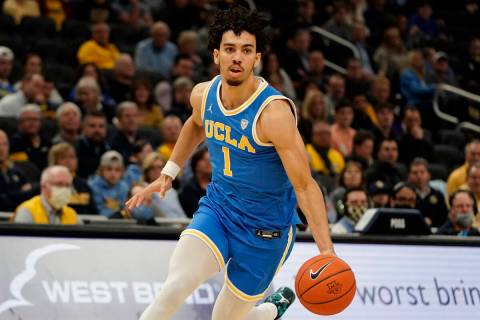 UCLA's Jules Bernard during the second half of an NCAA college basketball game against Marquett ...
