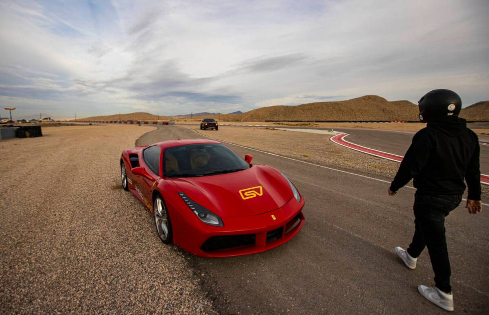 Romain Thievin, co-founder and co-CEO of Exotics Racing, returns to a Ferrari 488 GTB on the tr ...