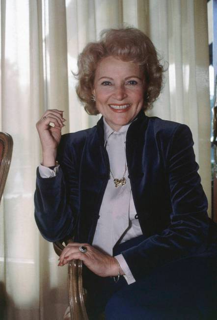 Actress Betty White at an interview, Jan. 22, 1982 at Beverly Hills hotel in Calif. (AP Photo/R ...