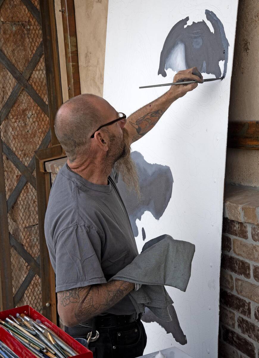 Richard Stephens/Special to the Pahrump Valley Times Artist James Henninger has been making art ...