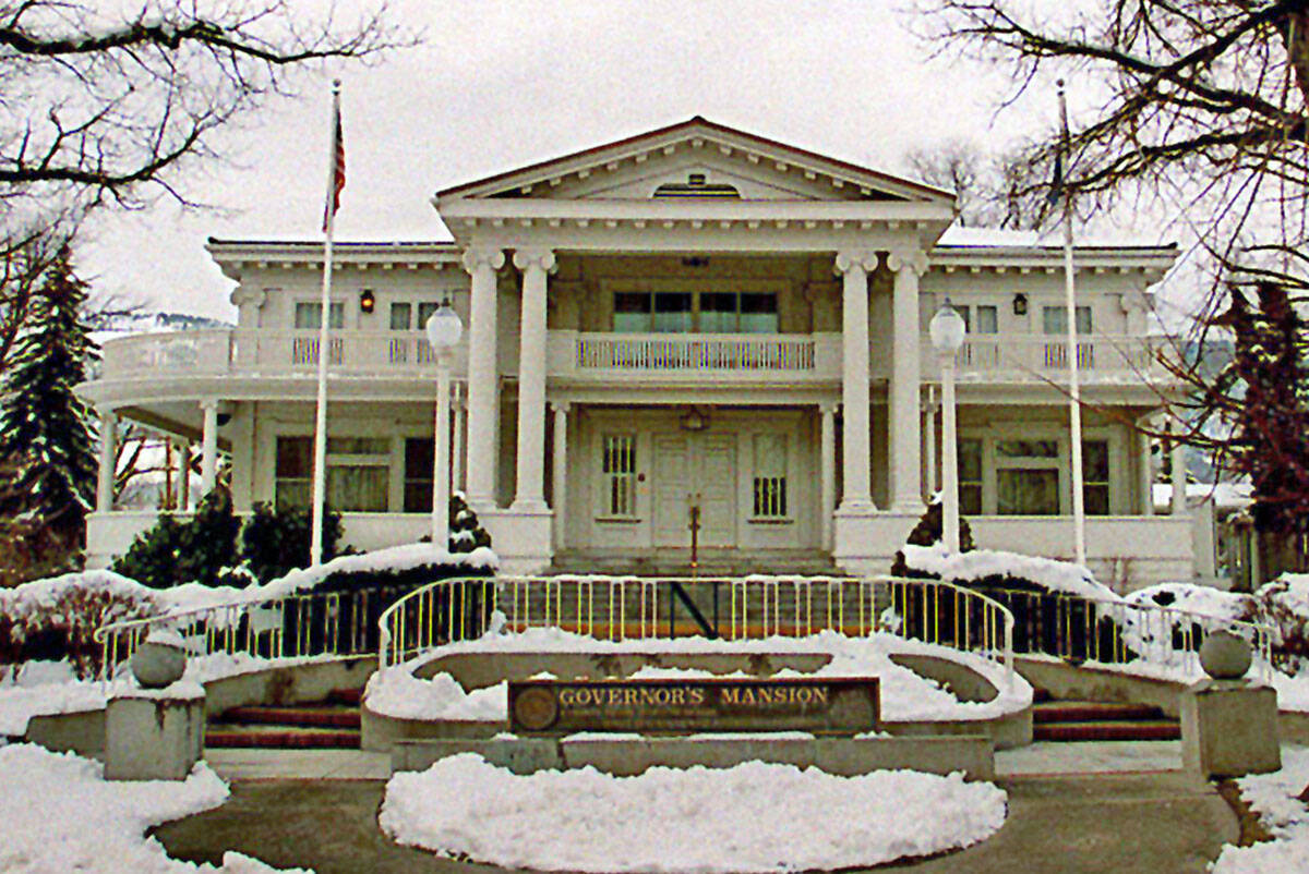 The Nevada governor's mansion in Carson City (Las Vegas Review-Journal)