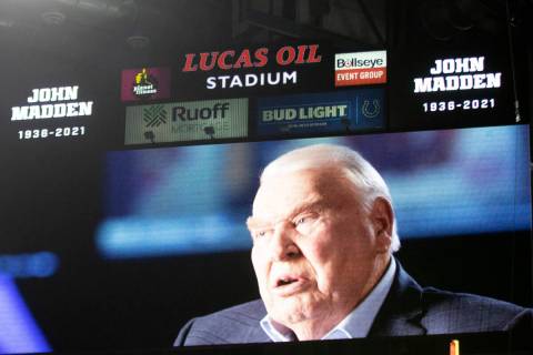 A memorial video for former Raiders coach and Hall of Famer John Madden, who passed away on Tue ...