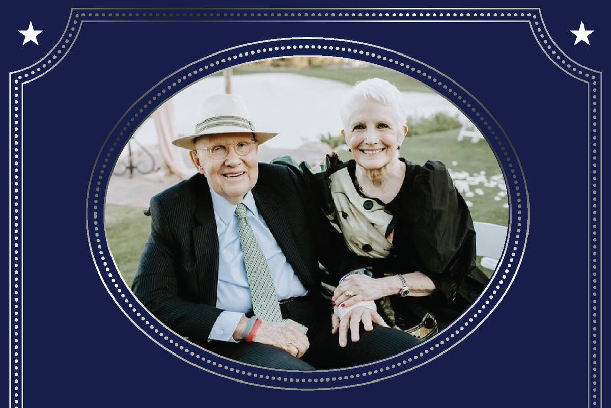 U.S. Sen. Harry Reid and his wife Landra Gould.