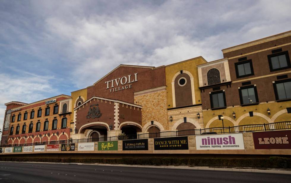 Tivoli Village on Monday, Jan. 10, 2022, in Las Vegas. (Benjamin Hager/Las Vegas Review-Journal ...