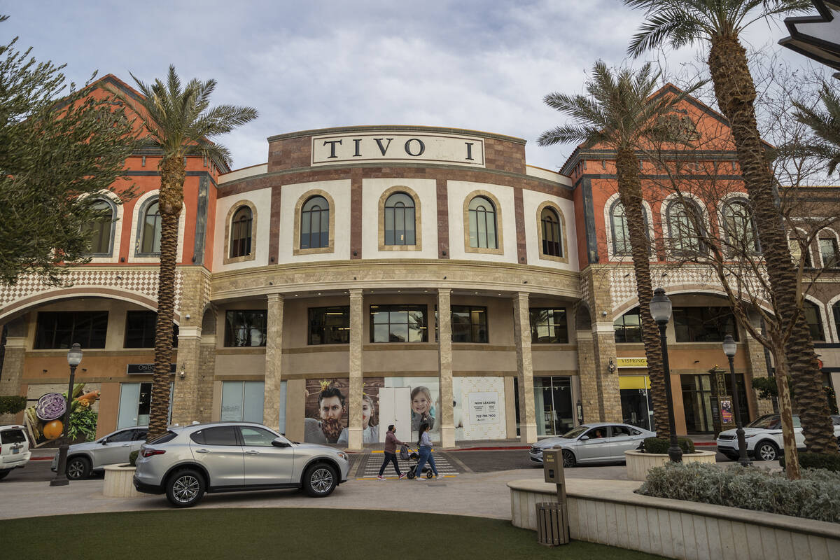 Tivoli Village on Monday, Jan. 10, 2022, in Las Vegas. (Benjamin Hager/Las Vegas Review-Journal ...