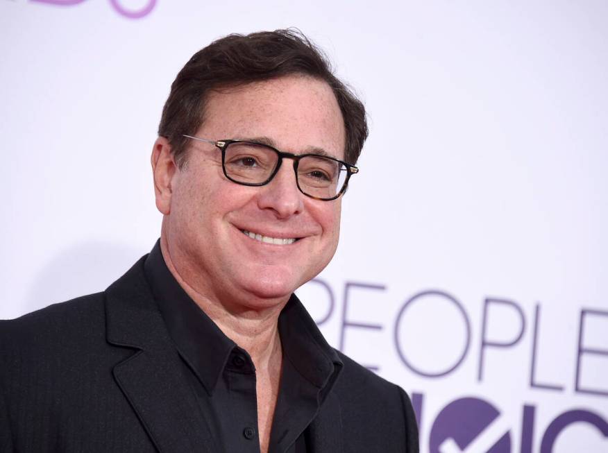 Bob Saget arrives at the People's Choice Awards at the Microsoft Theater on Wednesday, Jan. 18, ...