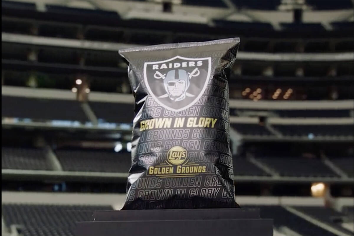 Raiders-themed Lay's Golden Grounds (Lay's)
