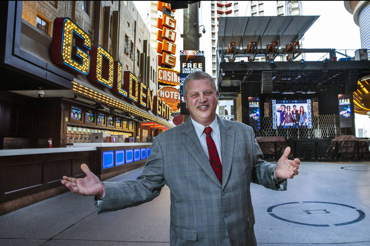 Derek Stevens talks about the history and his ownership of the Golden Gate Hotel and Casino whi ...