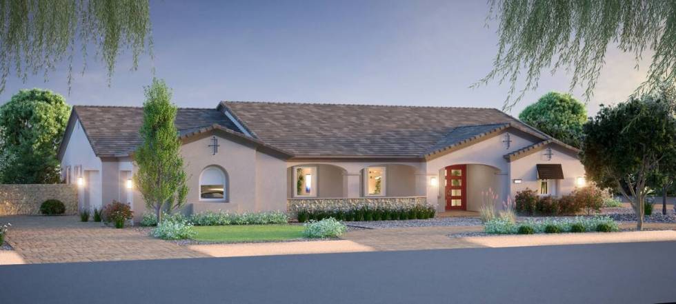 In Henderson, the new Paragon Trail offers single-story homes starting in the mid-$600,000. (Pa ...