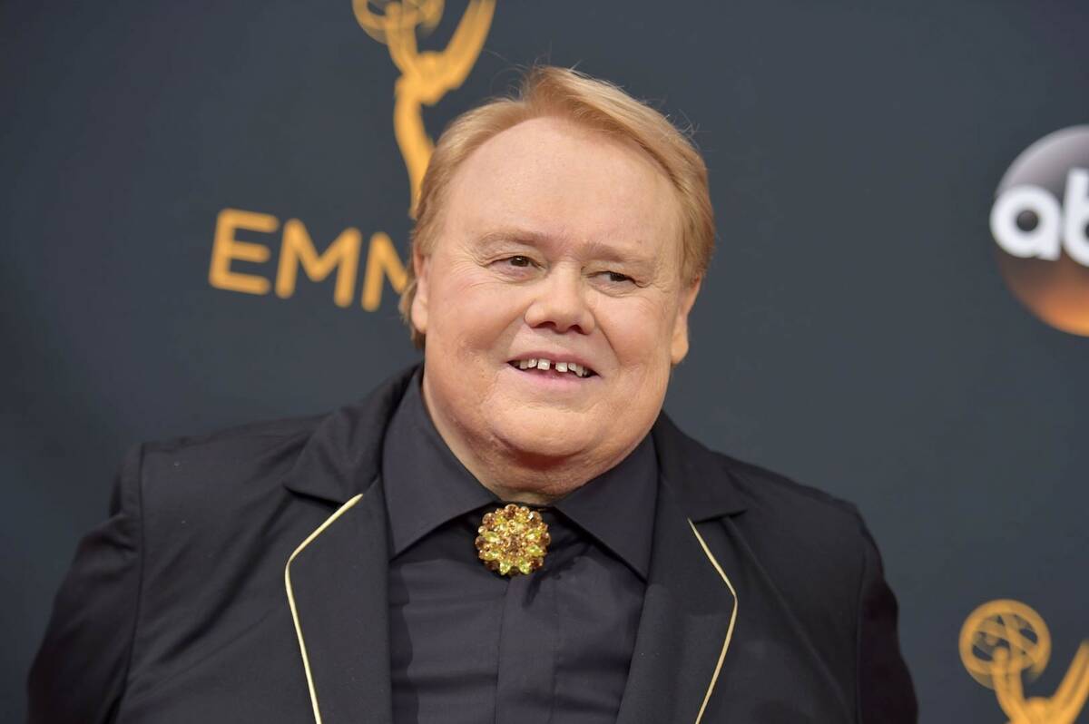 Actor-comedian Louie Anderson appears at the 68th Primetime Emmy Awards in Los Angeles on Sept. ...