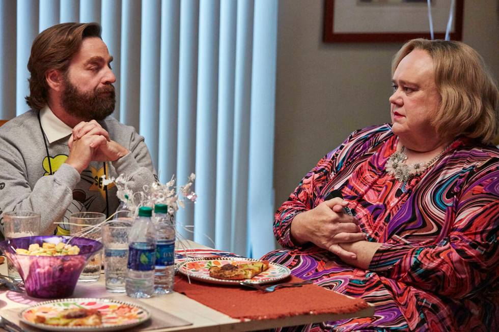 Zach Galifiniakis as Dale and Louie Anderson as Christine in "Baskets." (Ben Cohen/FX)