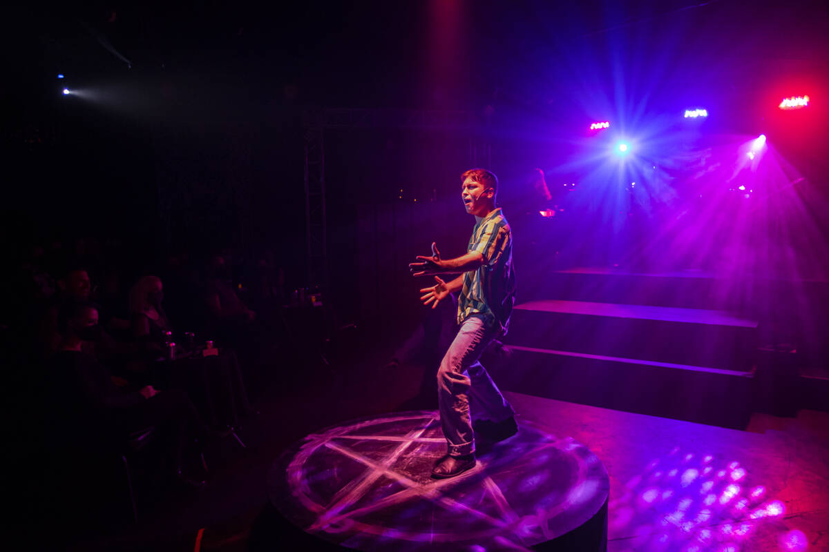Ray Winters performs during the opening night of “The Craft: an Unauthorized Musical Par ...
