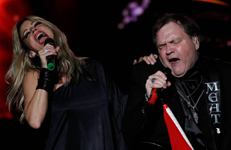 Meat Loaf performs at Planet Hollywood in Las Vegas on Oct. 3, 2013. (Las Vegas Review-Journal)