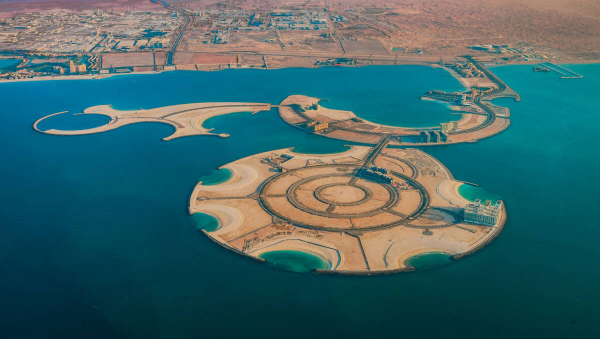 An aerial view of the United Arab Emirates' Al Marjan Island, where Las Vegas casino operator W ...